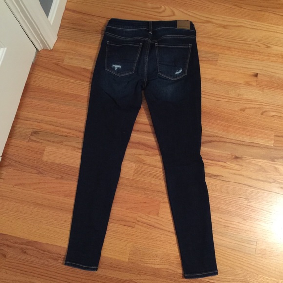 AMERICAN EAGLE Distressed Jeggings -Super Stretch - Picture 4 of 14